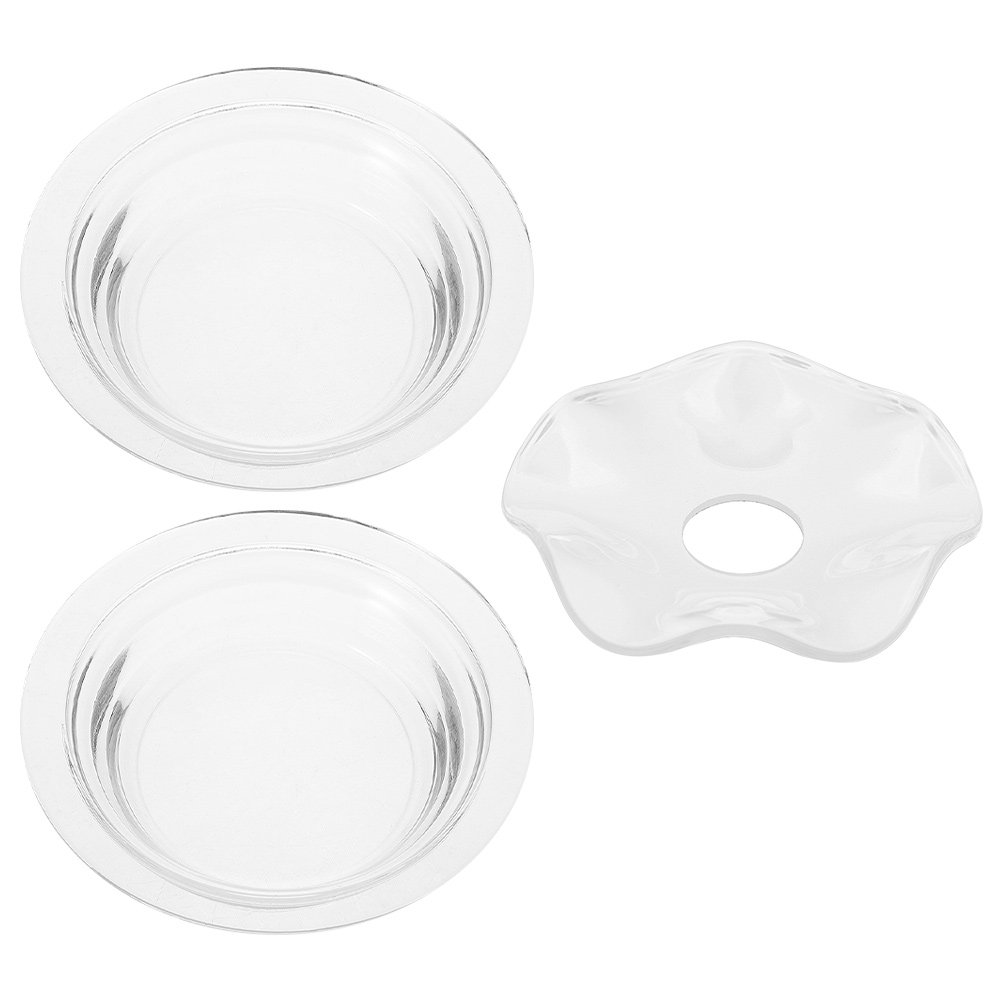 Aromatherapy Diffuser - Ensemble de 3 plats en verre