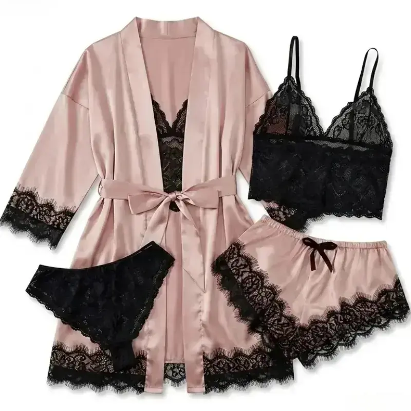 Bathrobe - Ensemble de pyjama en satin 4