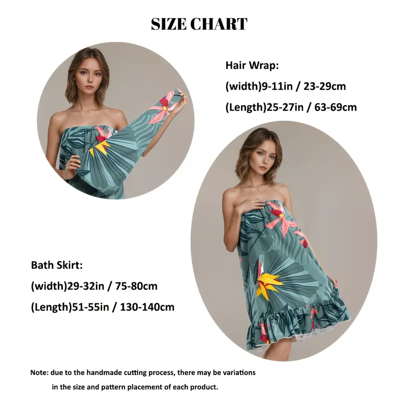 Ensemble jupe de bain et servi - Spa Towel avis et prix