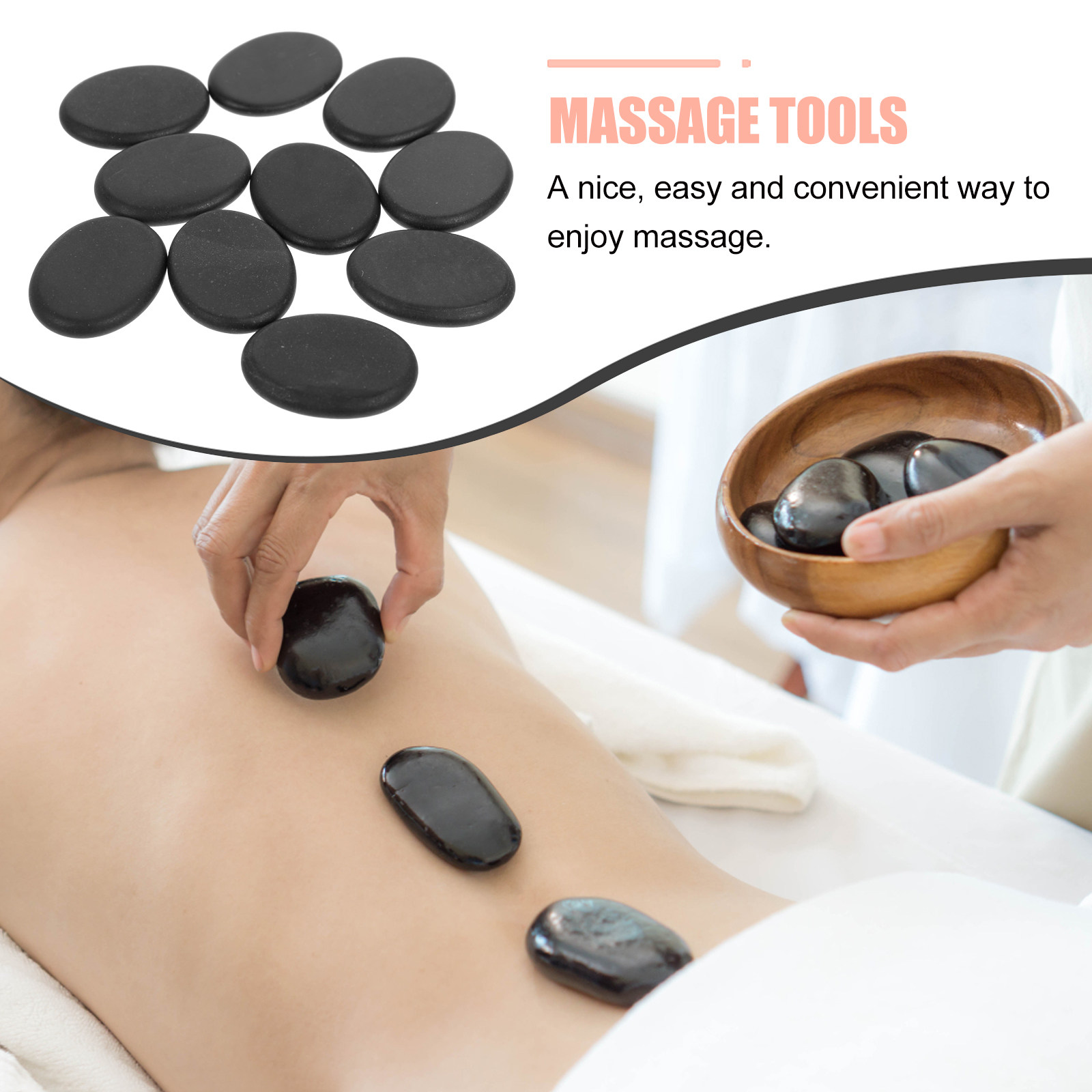 10 pierres volcaniques chaudes - Foot Spa avis et prix